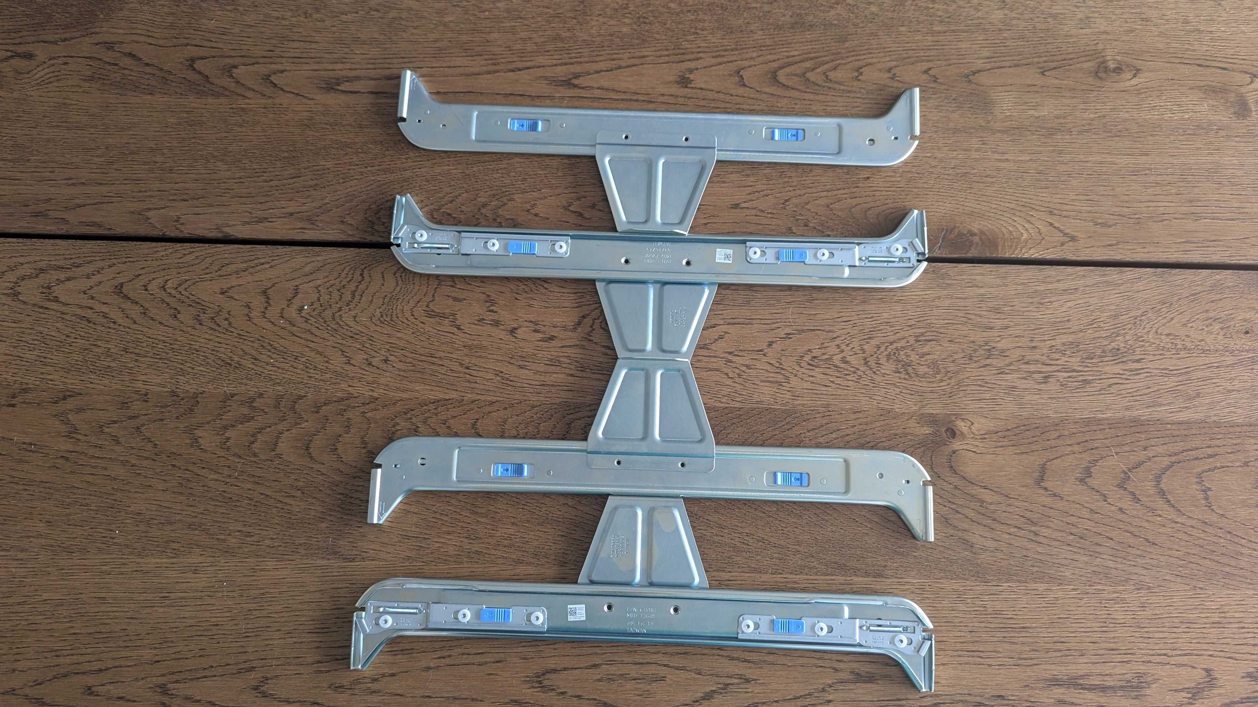 Kit Trilhos Deslizantes + Suportes Traseiros Dell PowerEdge R640/R630