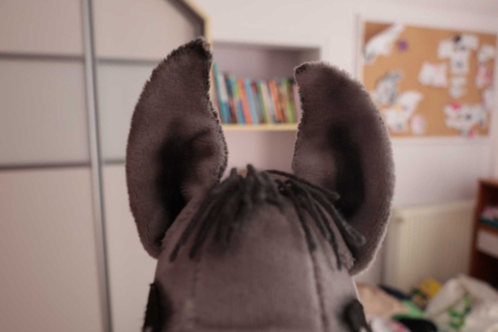 Hobby Horse A4 do skoków, ręcznie wykonany, maści myszatej