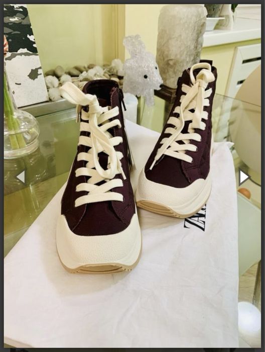 Хайтопы ботинки кеды Zara