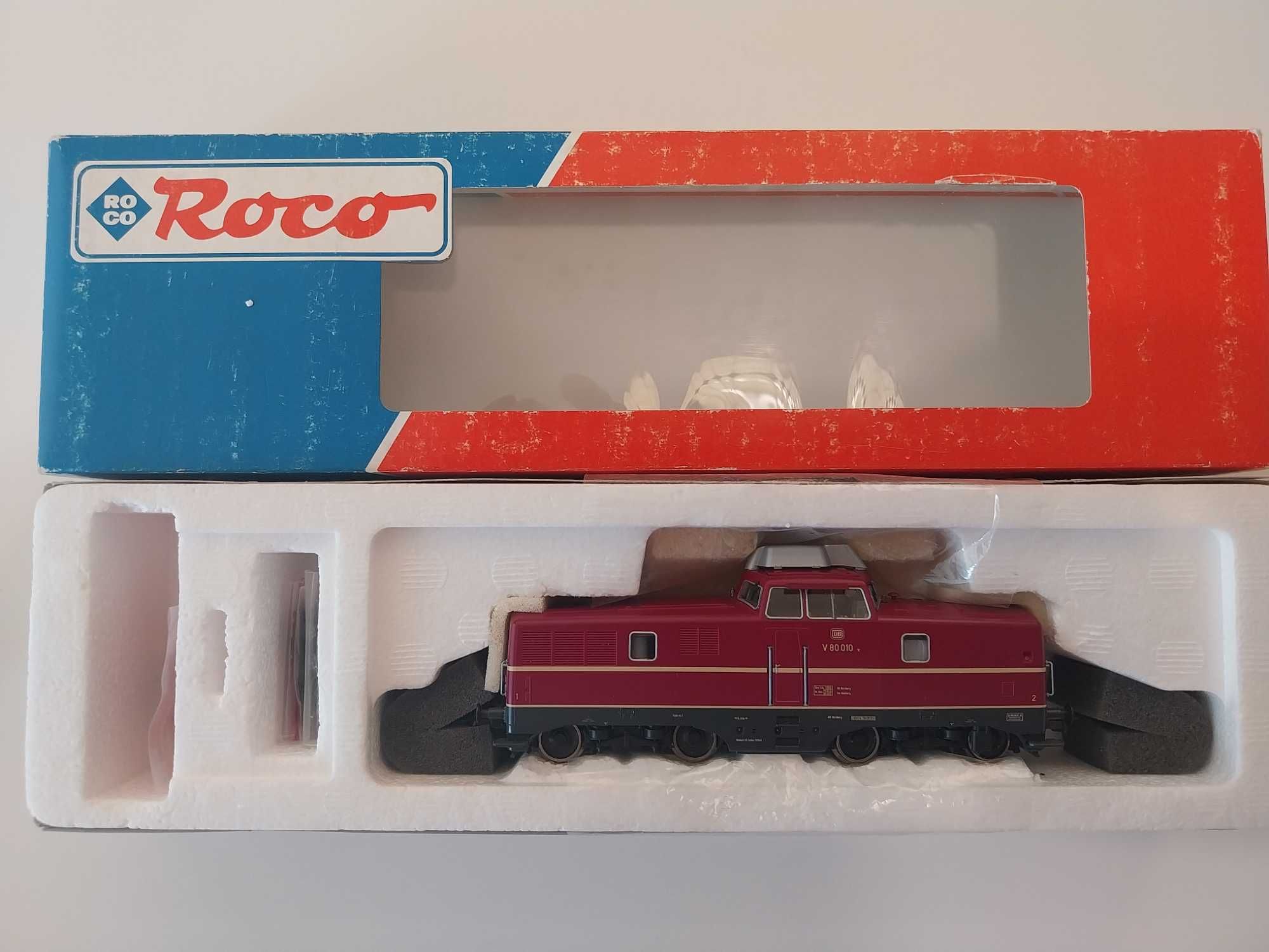 Lokomotywa spalinowa DB V80 analog z dekoderem ROCO skala h0 nie Piko