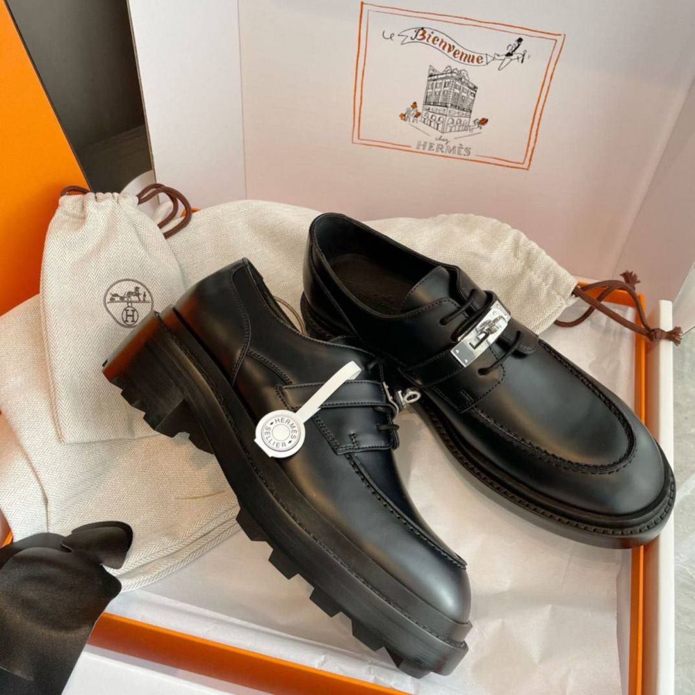 Лофери Hermes шкіряні