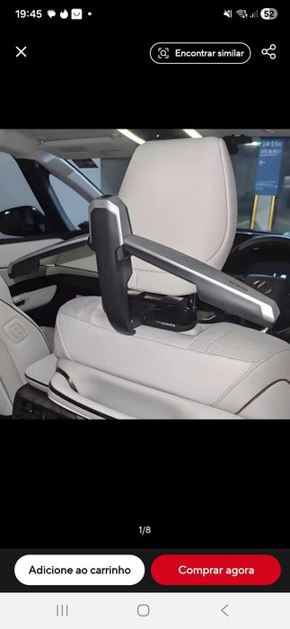 Suporte casaco/camisa tesla model3