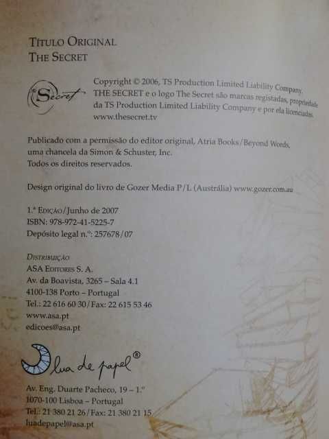 The Secret - O Segredo de Rhonda Byrne - 1ª Edição