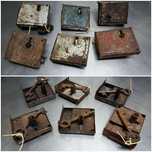 Puxadores ferragens portas antigas vintage