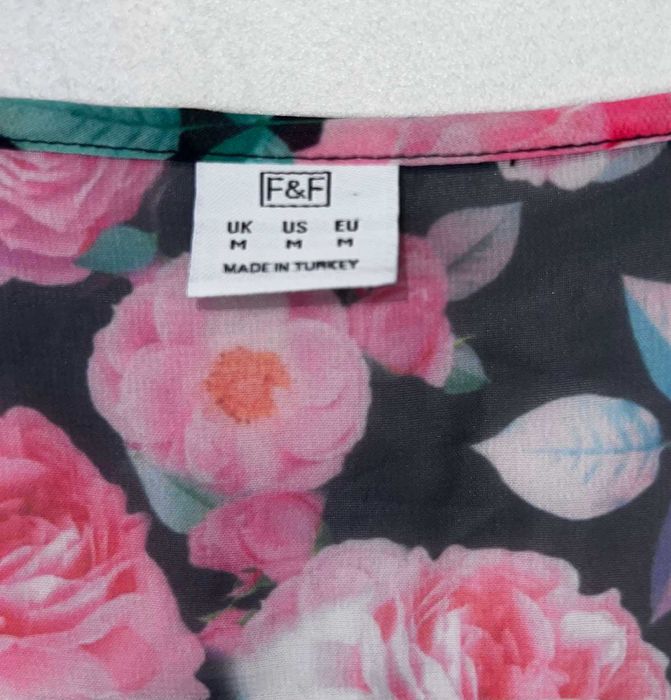 Рожева пляжна туника, парео, сукня від f&f. розмір Л