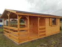 domek drewniany letniskowy Monika Eko 24 m2 na maj / czerwiec od ręki
