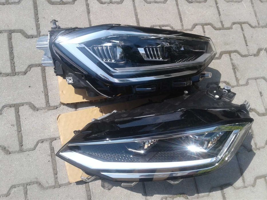 2 Lampy Przód VW GOLF 7 Lift Sportsvan Full Led Europa Ledy