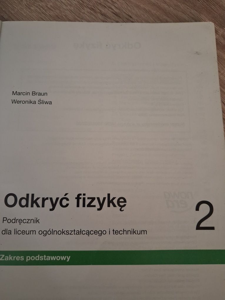 Odkryć fizykę 2 podręcznik