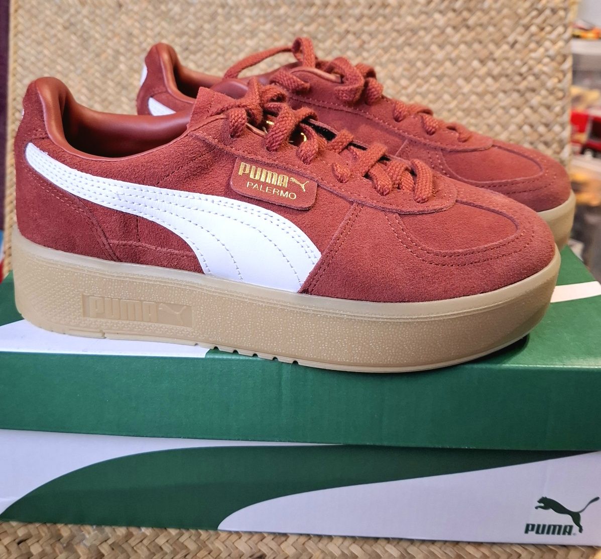 Nowe sneakersy adidasy na platforma puma buty sportowe