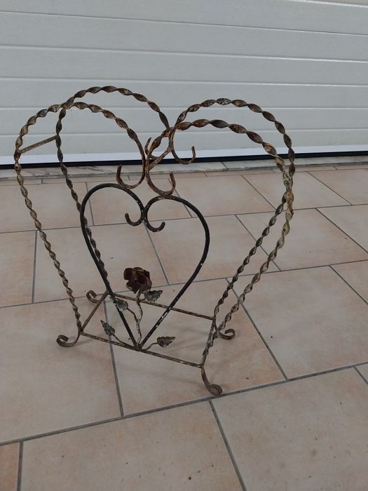 Porta guarda chuva/bengaleiro em ferro forjado