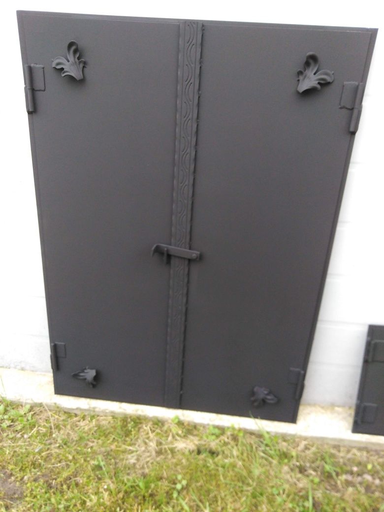 KOMPLET drzwi drzwiczki do wędzarni pieca grilla paleniska murowanego