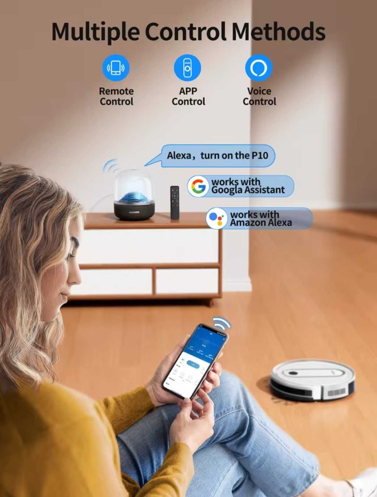 Robot odkurzacz Laresar P10 nowy model, mopowanie (nie iRobot) prezent