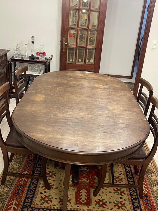 Mesa extensível para sala de jantar