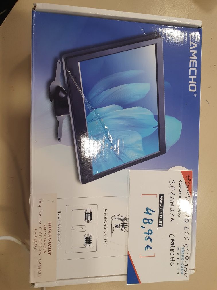 Monitor 10 lcd dc:9-30v-CAMECHO