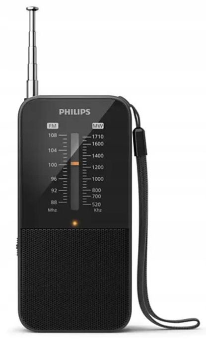 radio przenośne philips tar1509/00 wskaźnik led port słuchawkowy