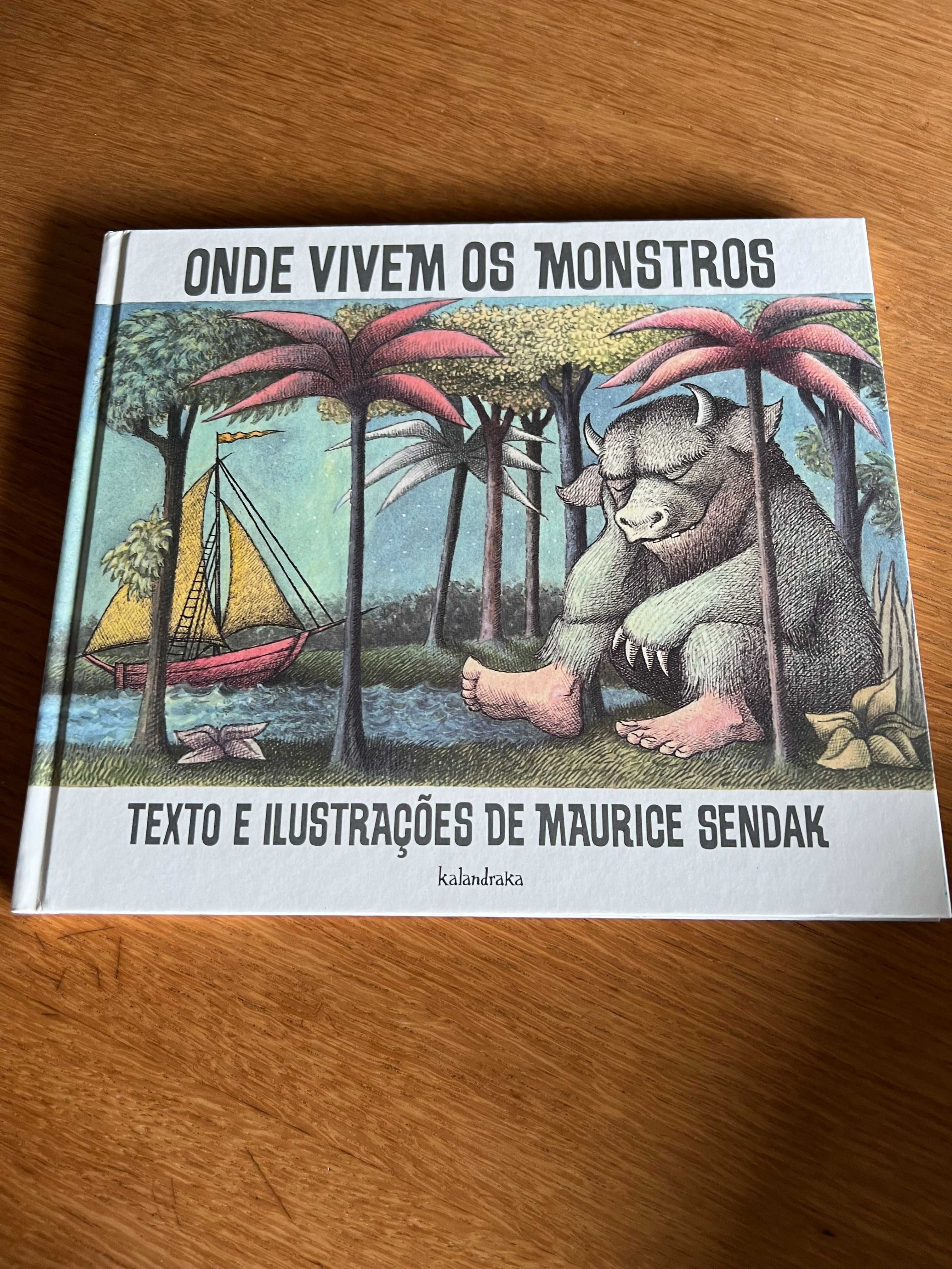 ONDE VIVEM OS MONSTROS     texto e ilustrações de Maurice Sendak