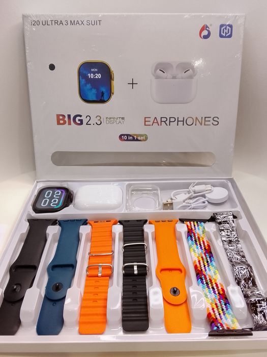 Smartwatch + inpods i20 ultra 3 Max