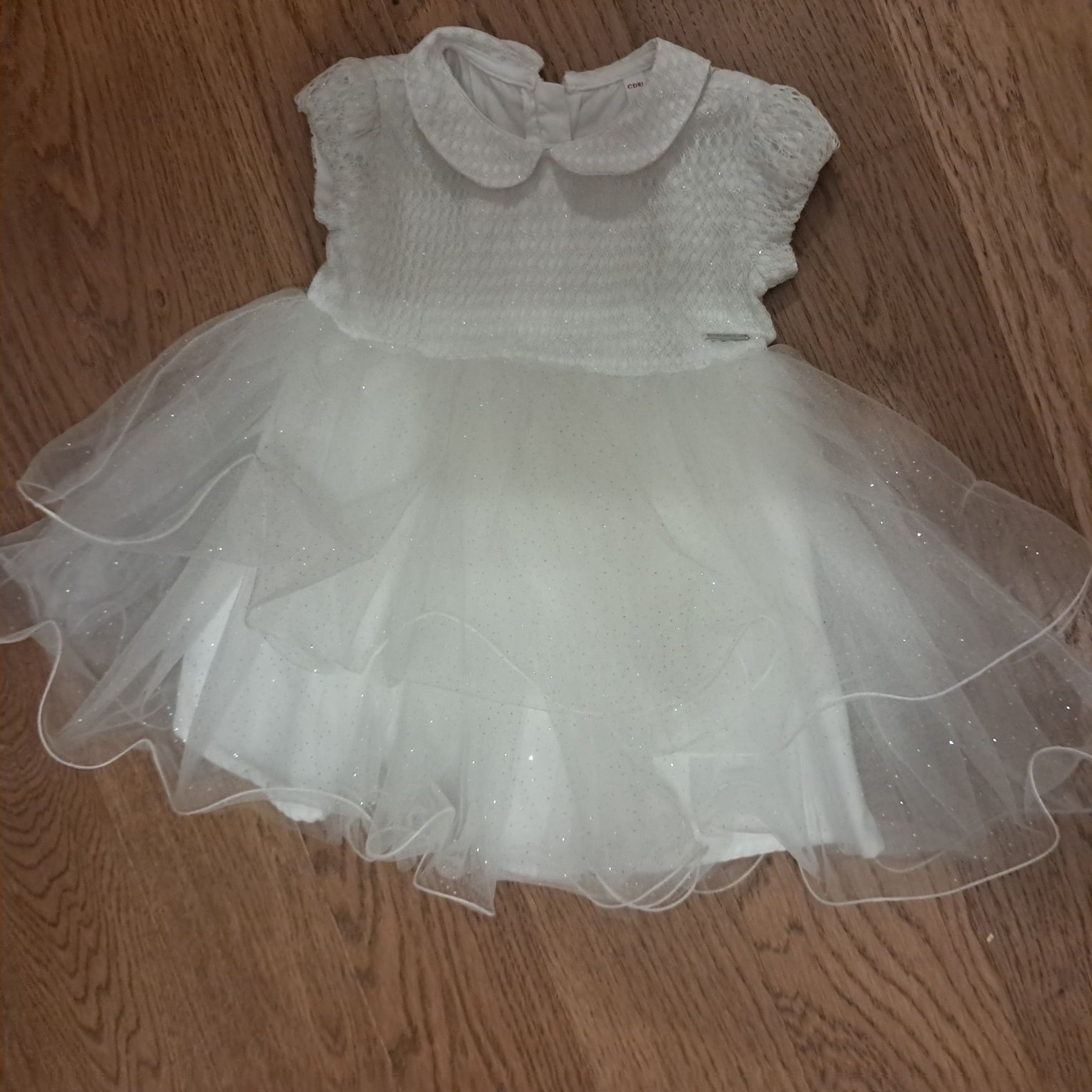 Sukienka Cocodrillo r.80 chrzciny wesele