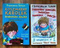 Koszmarny Karolek Francesca Simon - 2 książki