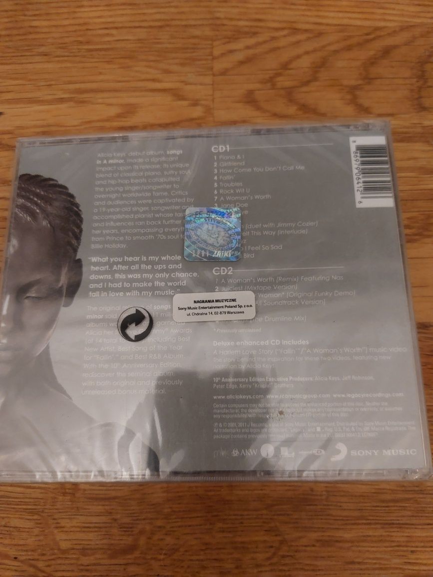 Alicia Keys 2CD Songs in A minor Deluxe Edition Folia Unikat