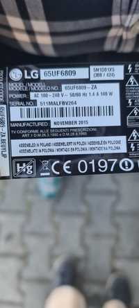 Tv Lg 65uf6809 płyta zasilacz tikon