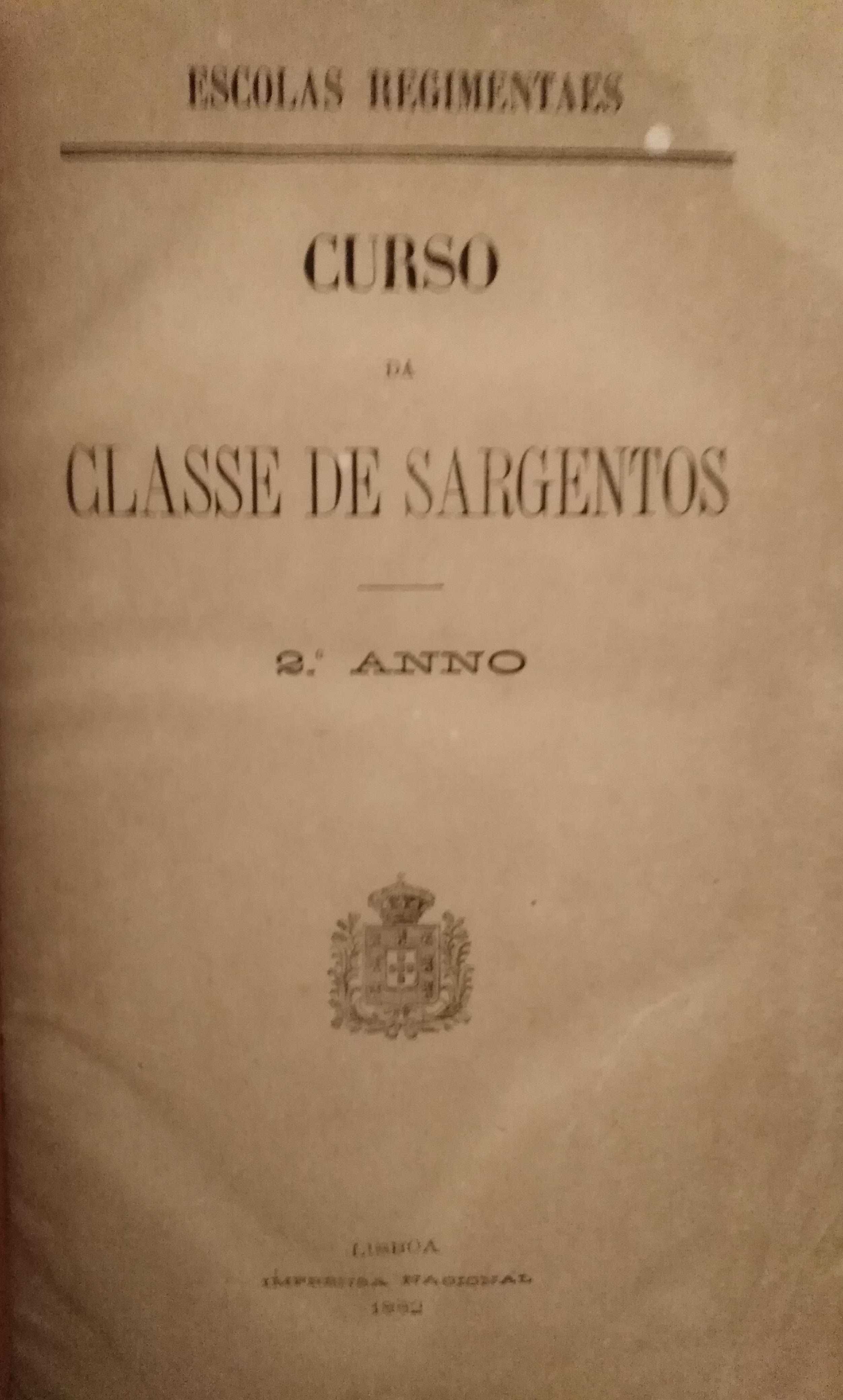 Curso da Classe de Sargentos - 1882