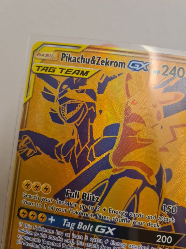 Pikachu&Zekrom GX Promo Pokemon TCG