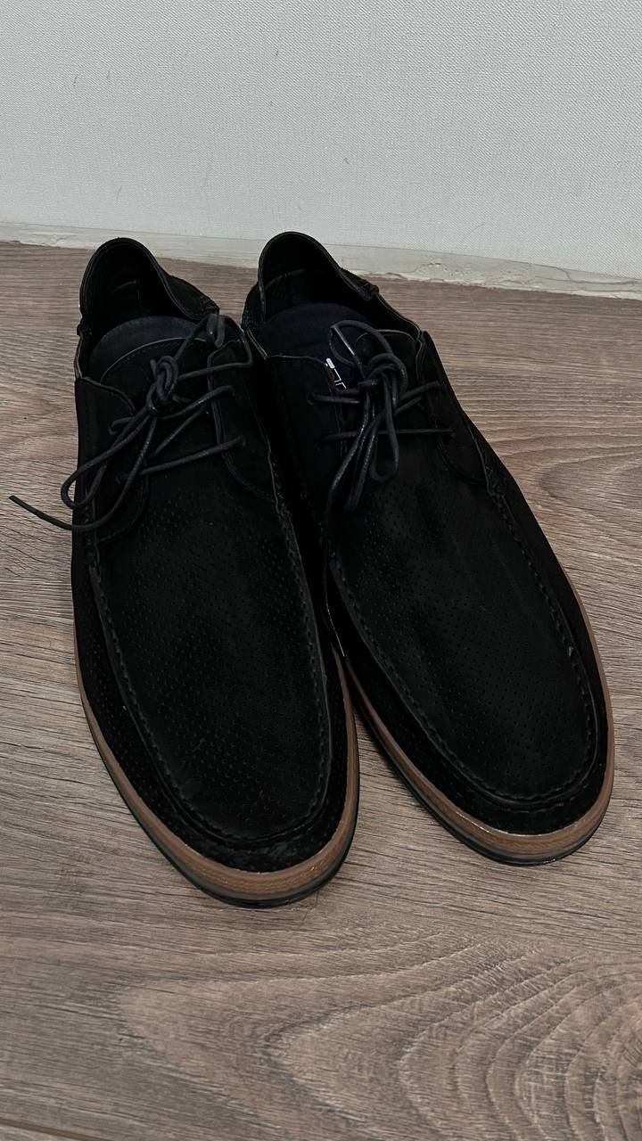 Чоловічі черевики туфлі нубук