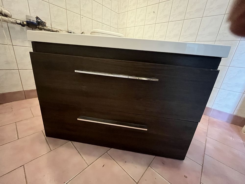 Szafka łazienkowa 80 z umywalką