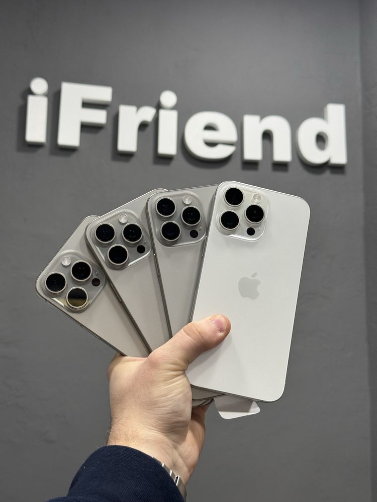 iphone 15 pro max 256gb white/natural