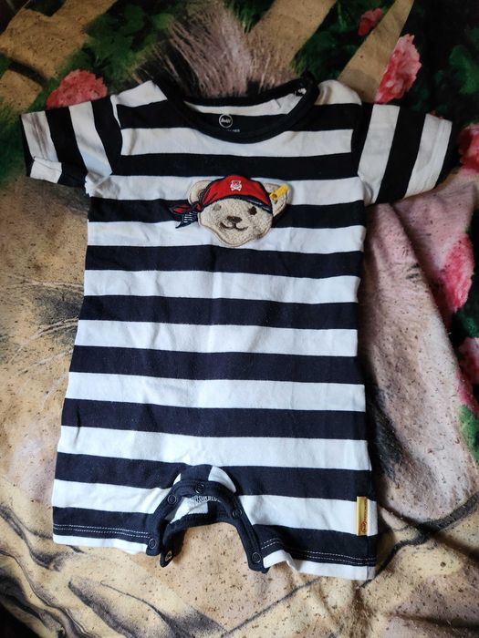 Steiff body niemowlęce z krótkim rękawem pirat 62