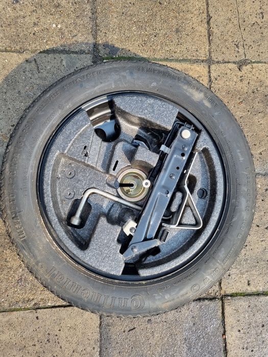 BMW e60 e61 koło dojazdowe 17" dojazdówka lewarek zestaw oryginał