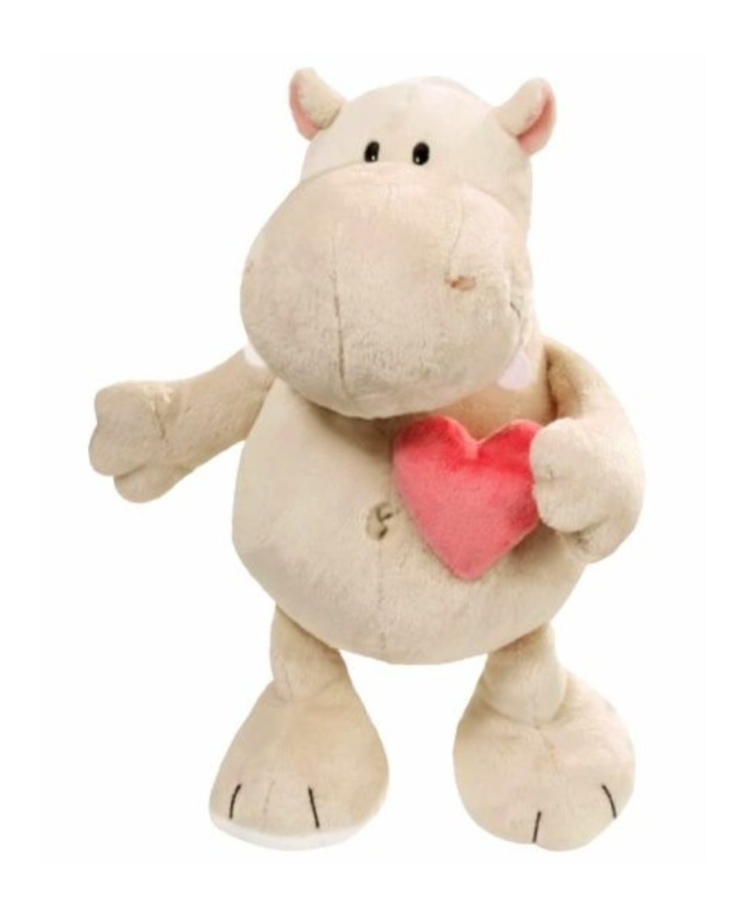 Maskotka, zabawka pluszowa, przytulanka Hipopotam Love z sercem NICI