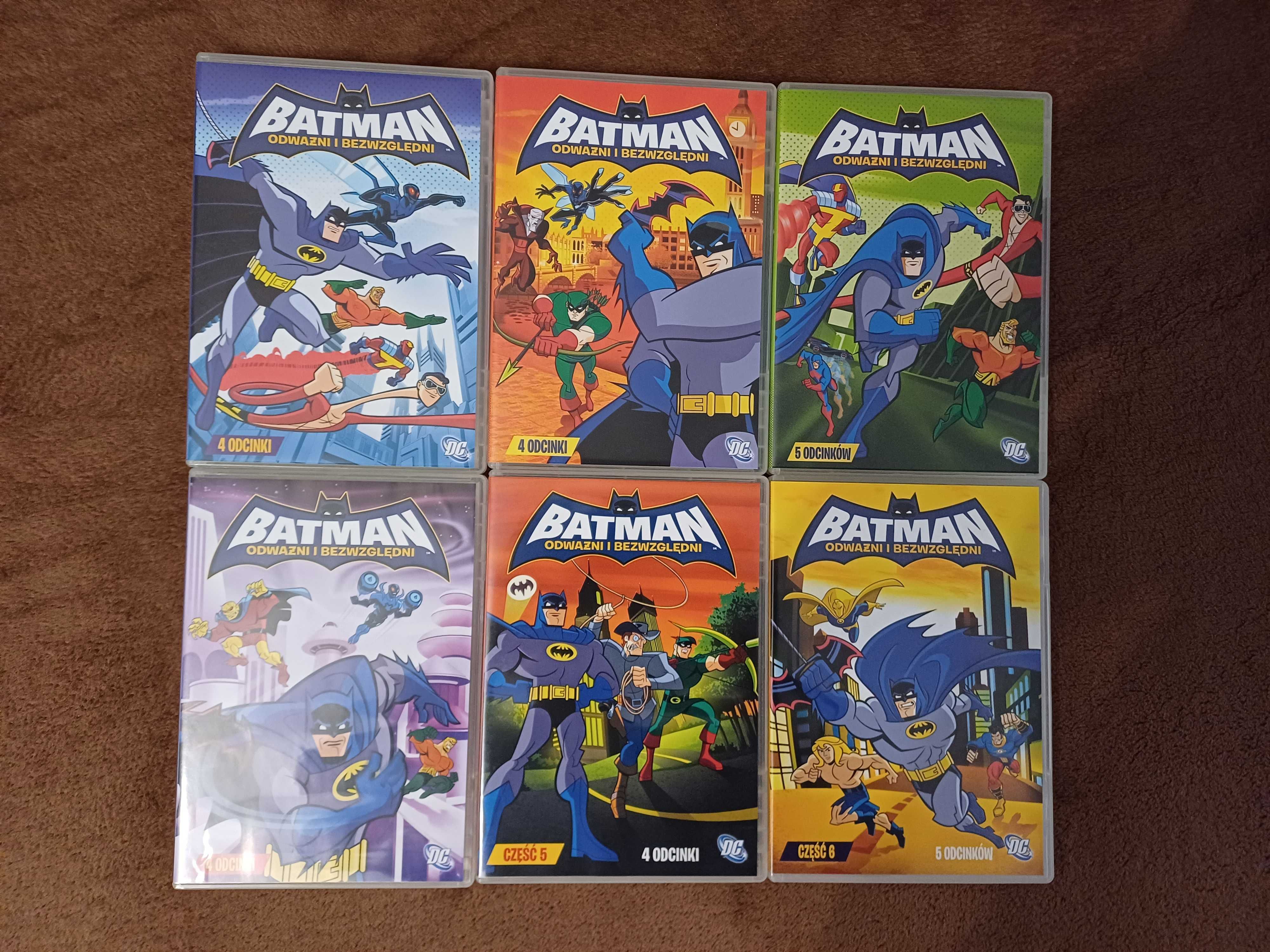 Batman Odważni i Bezwzględni komplet 6 płyt dvd stan idealny filmy dvd