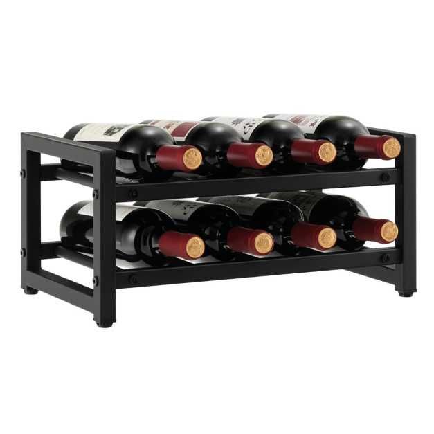 Stojak na wino - metalowy