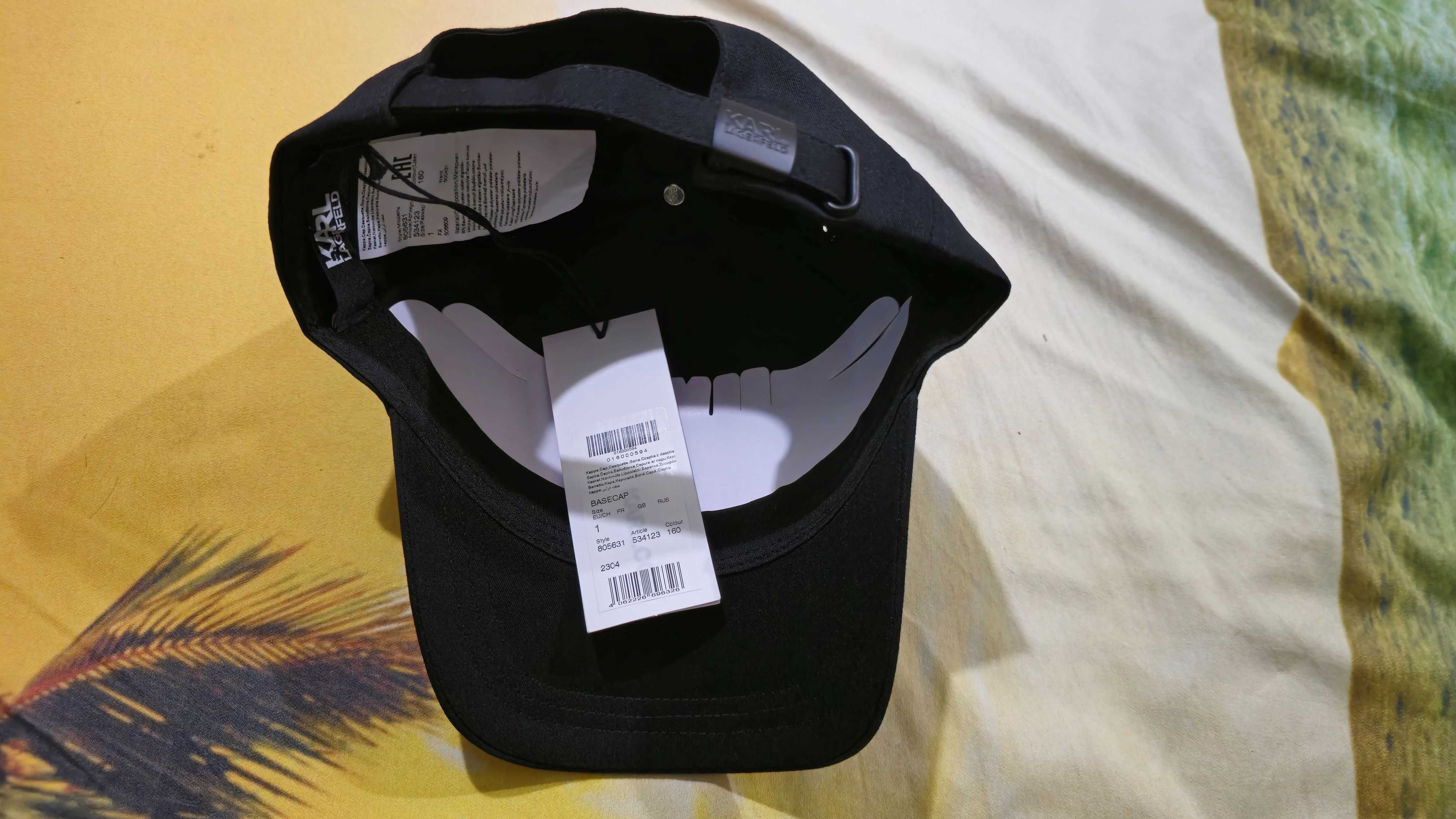 KARL LAGERFELD BASECAP Czapka z daszkiem Unisex Oryginalna