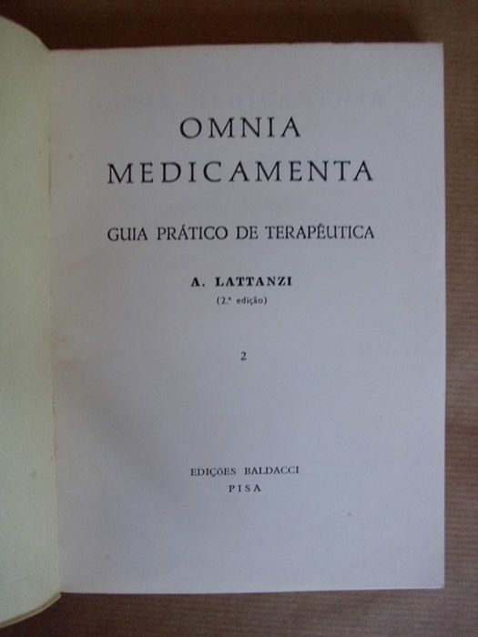 Omnia Medicamenta de A. Lattanzi