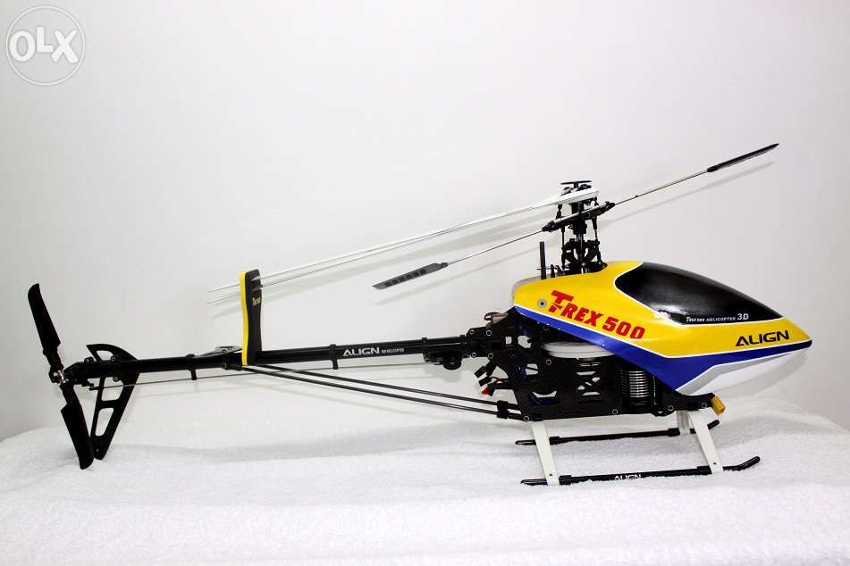 Heli align trex helicópetro t-rex 500 - fibra de carbono