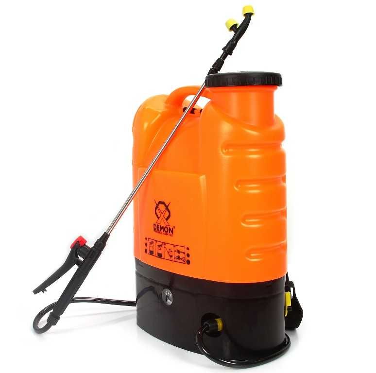 Opryskiwacz Plecakowy Elektryczny 16L Akumulatorowy / Pomarańczowy