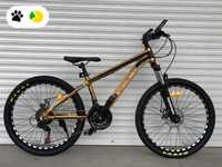 Горний алюминиевый велосипед 24" золотой (есть разные размеры и цвета)