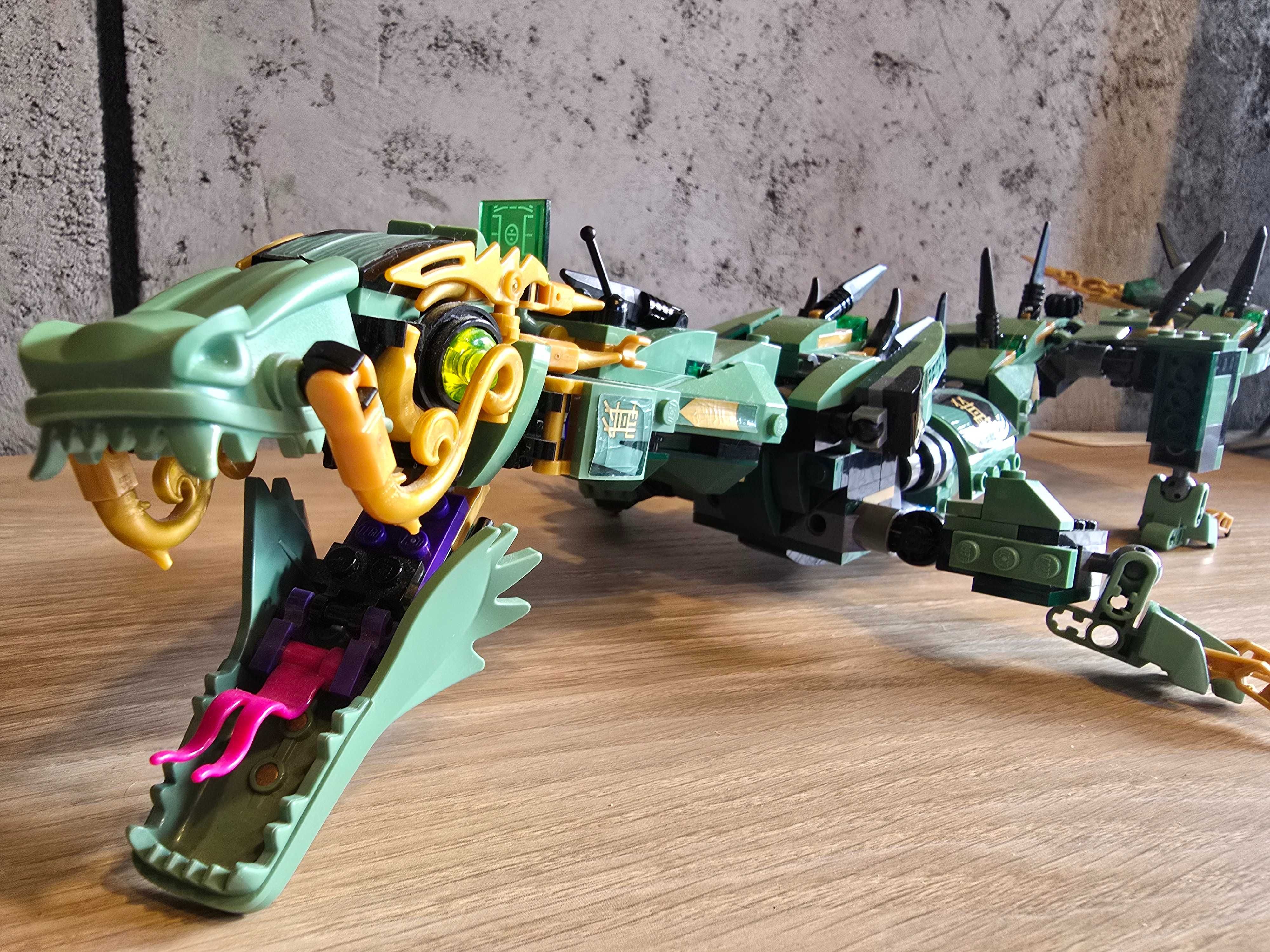 LEGO 70612 Ninjago - smok zielonego ninja- instrukcja, pudelko