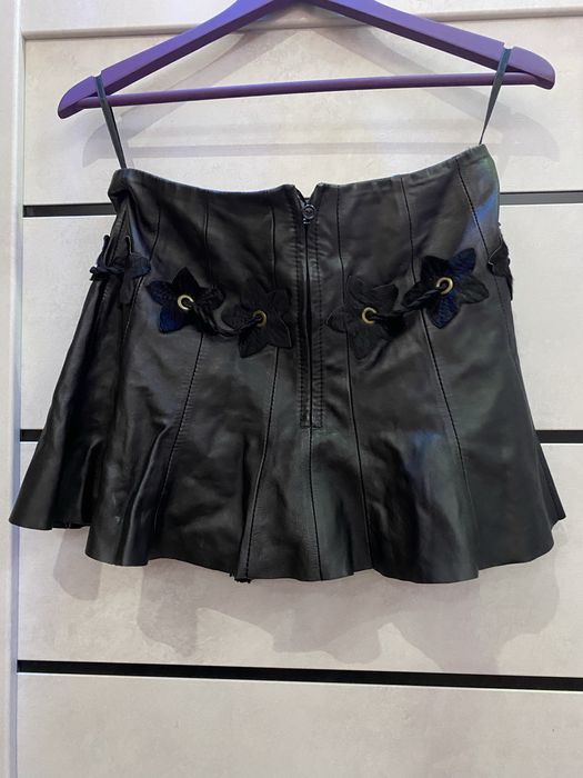 Шкіряна Спідниця у стилі y2k archive goth emo grune