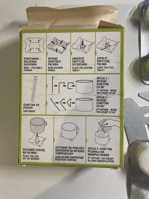 Wojskowy Zestaw do Gotowania i Podgrzewania Posiłków