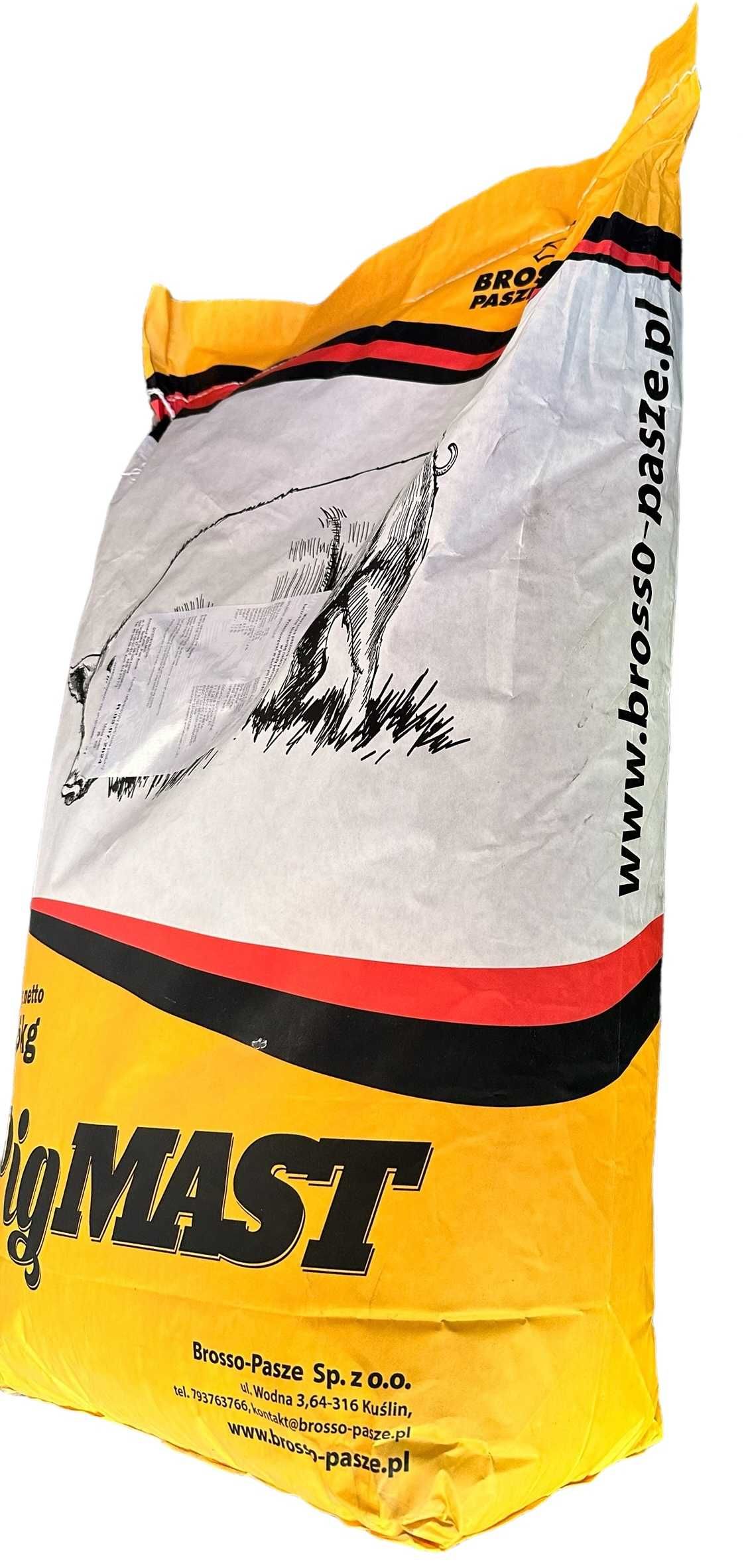 Brosso Pig Mast 15-10% F dla warchlaków i tuczników 25 kg