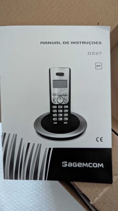 Telefone sem fios SAGECOM D22T - NOVO