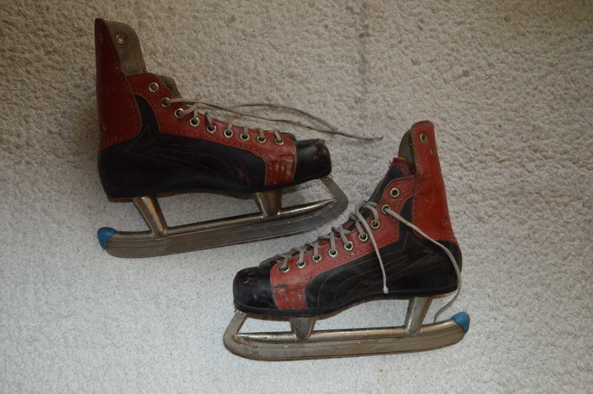 stare Łyżwy hokejowe  prl rozmiar 27 (41-42)