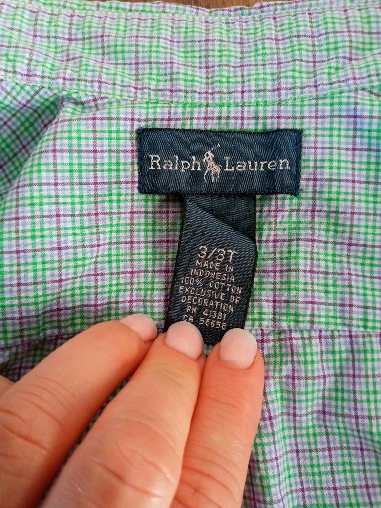 Bluzka Koszula Ralph Lauren 92/98 110 3t