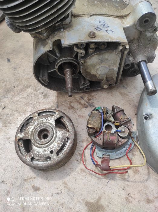 Silnik Romet Komar sztywniak ryś żak B3 cylinder G12 na pedała