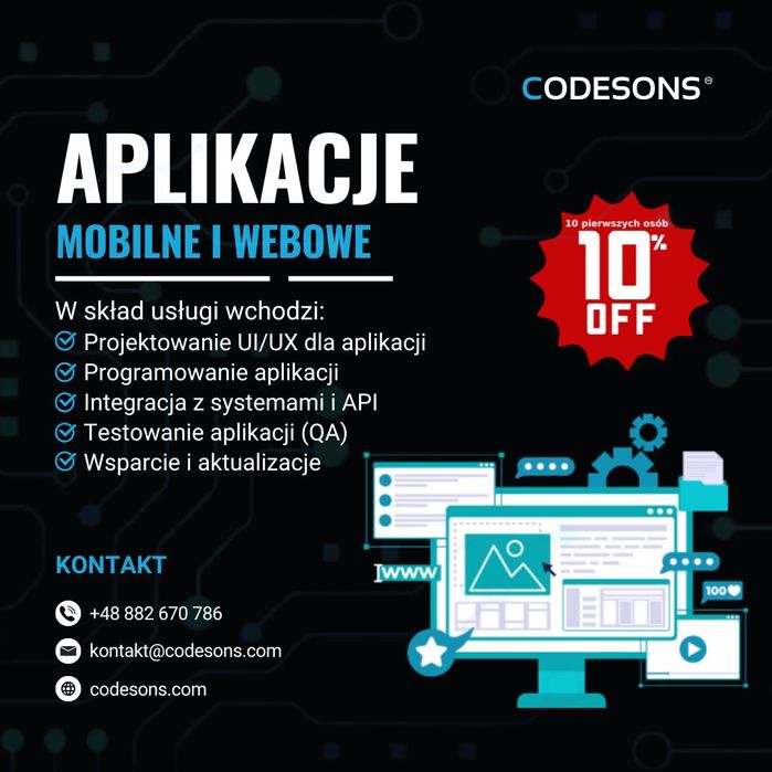 Aplikacje webowe | Aplikacje mobilne | Strony internetowe