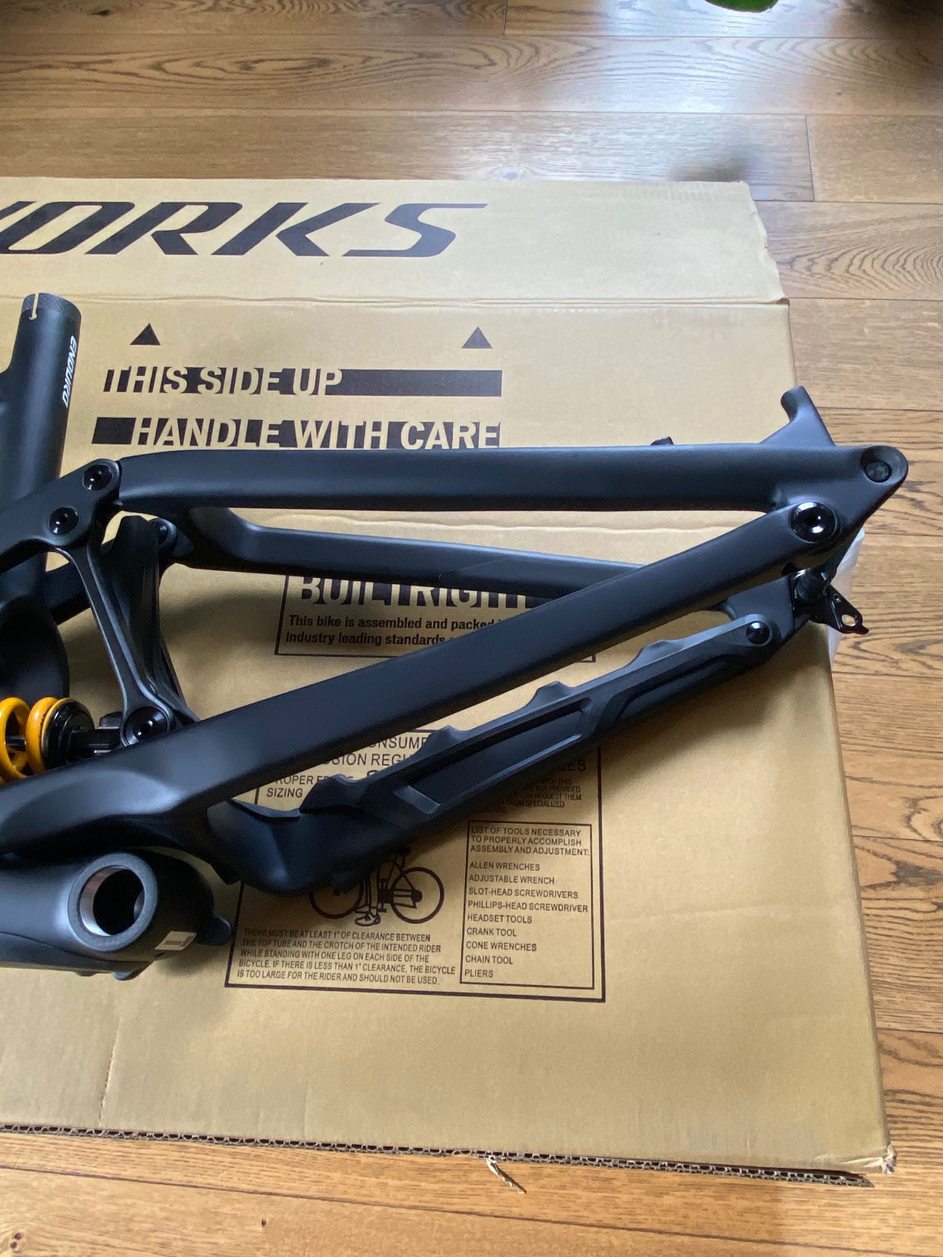 Nowa rama Specialized Enduro S-Works S3 bez dampera